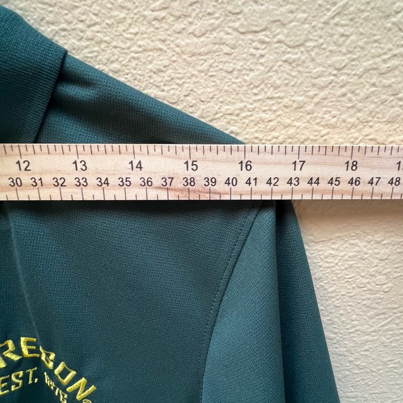 University of Oregon Mens Green Polo Shirt Size M 38-40 - Picture 9 of 10